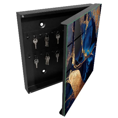 Night marble Key box for wall