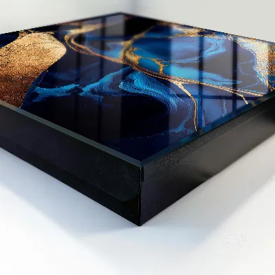 Night marble Key box for wall