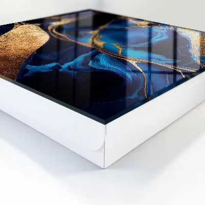 Night marble Key box for wall