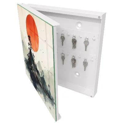 Mountain landscape Wall mounted key box