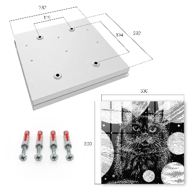 Cosmic cat Key box for wall