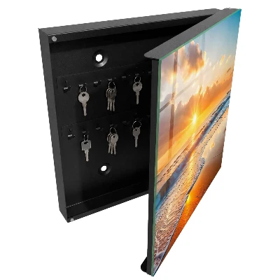 Ocean sunset Wall mounted key box