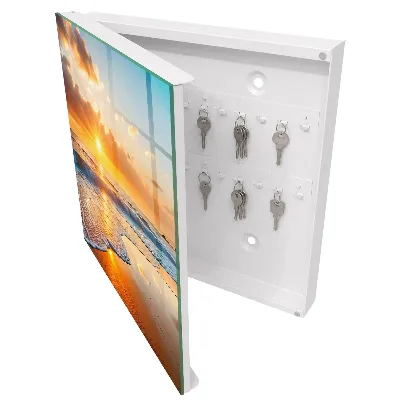 Ocean sunset Wall mounted key box