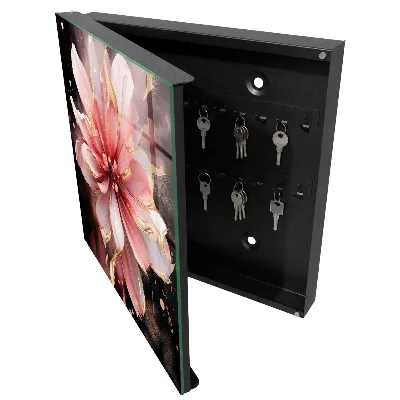 Pink flower Key cabinet