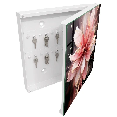 Pink flower Key cabinet
