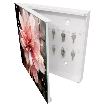 Pink flower Key cabinet