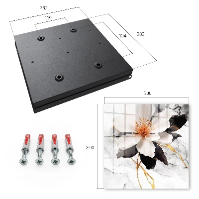 Floral grace Key box for wall