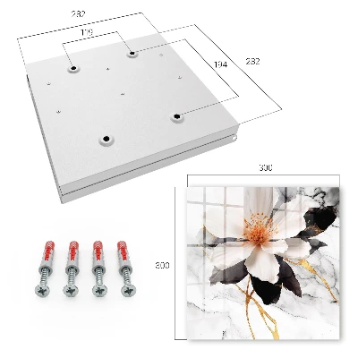 Floral grace Key box for wall