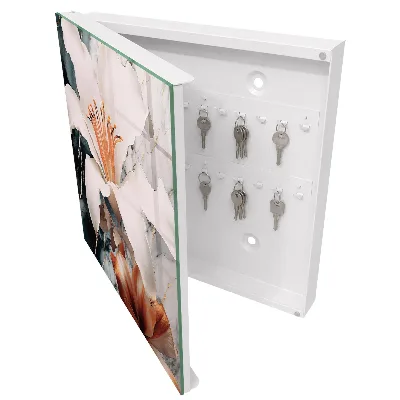 Floral elegance Wall mounted key box