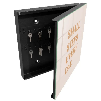Daily motivation Key box for wall