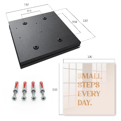 Daily motivation Key box for wall