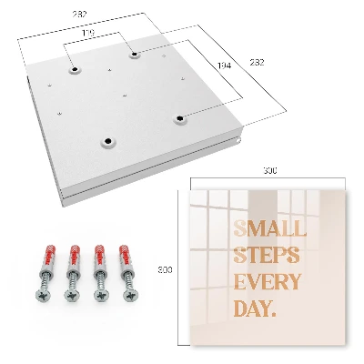 Daily motivation Key box for wall