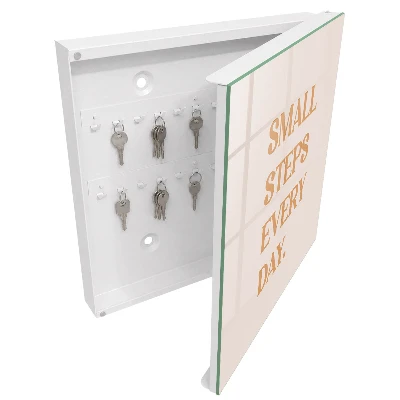 Daily motivation Key box for wall