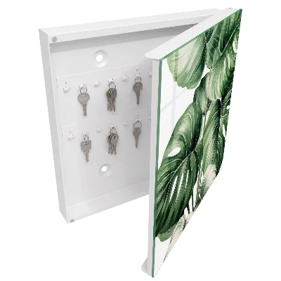 Green leaves Wall mounted key box