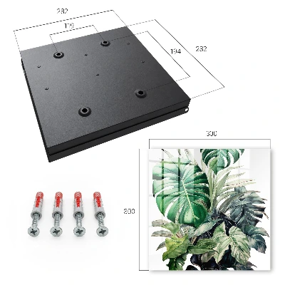 Leaves exoticism Key cabinet