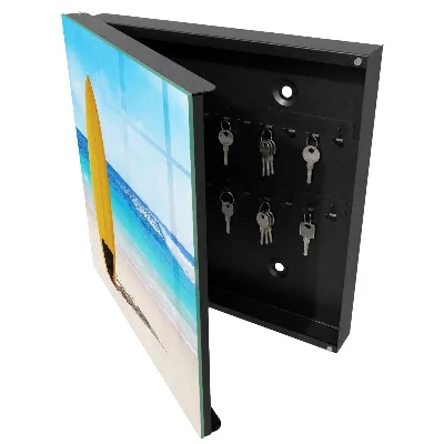 Surfing paradise Key box for wall