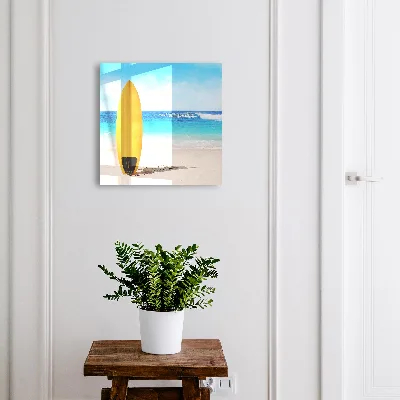 Surfing paradise Key box for wall