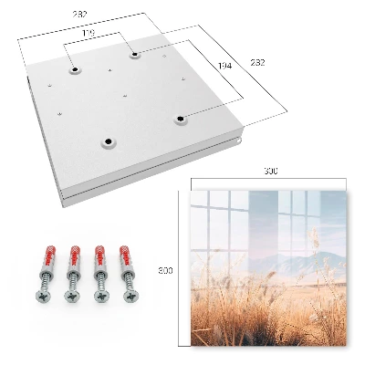 Grasses landscape Key cabinet