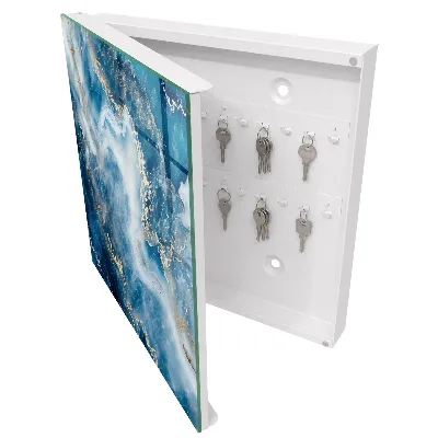 Dreamy abstraction Key box for wall