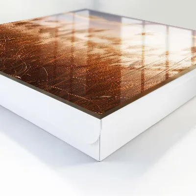 Sunset grasses Wall mounted key box