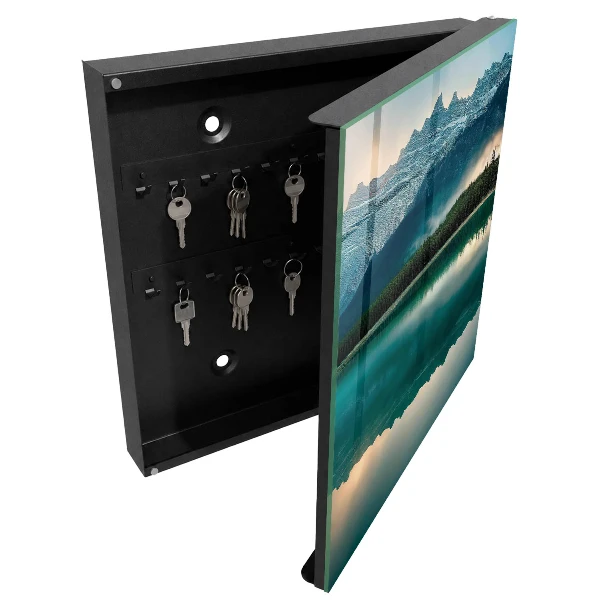 Mountain reflection Wall mounted key box