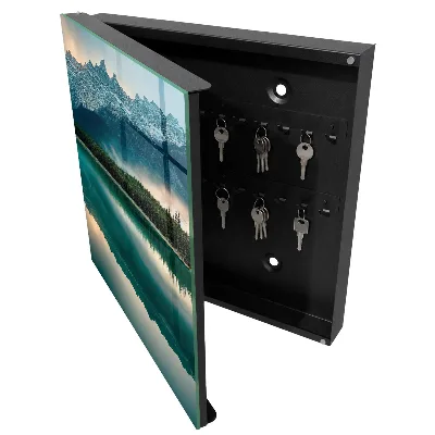 Mountain reflection Wall mounted key box