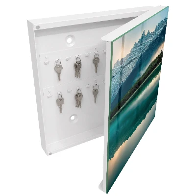 Mountain reflection Wall mounted key box