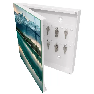 Mountain reflection Wall mounted key box