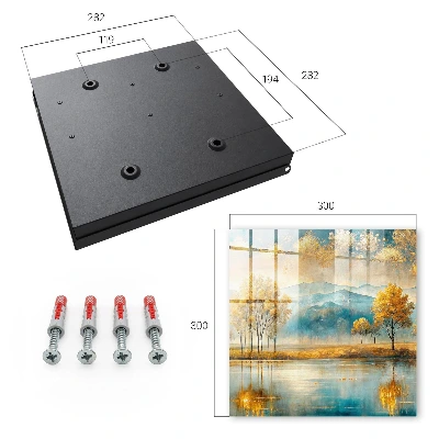 Autumn harmony Key box for wall