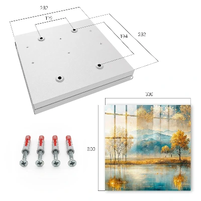 Autumn harmony Key box for wall