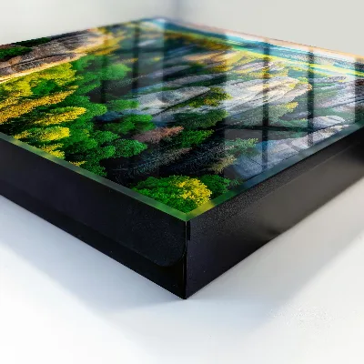 Rocks and forest Wall mounted key box