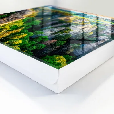 Rocks and forest Wall mounted key box