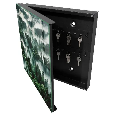 Misty forest Key box for wall