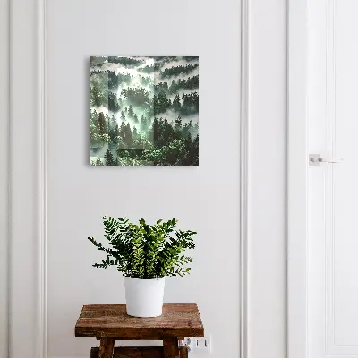 Misty forest Key box for wall
