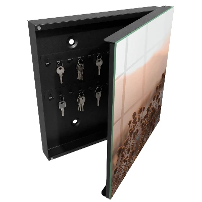 Autumn landscape Key box for wall