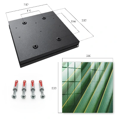 Leaf pattern Key box for wall