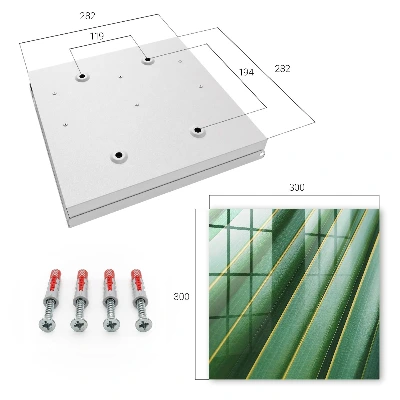 Leaf pattern Key box for wall