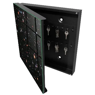 Colorful cosmos Key cabinet