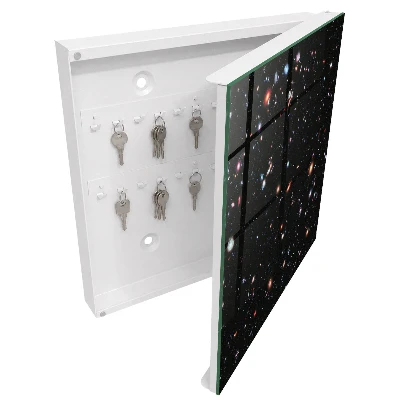 Colorful cosmos Key cabinet