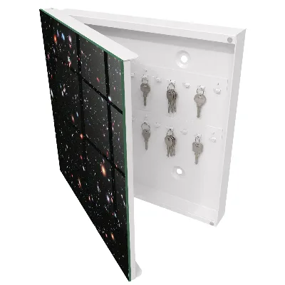 Colorful cosmos Key cabinet