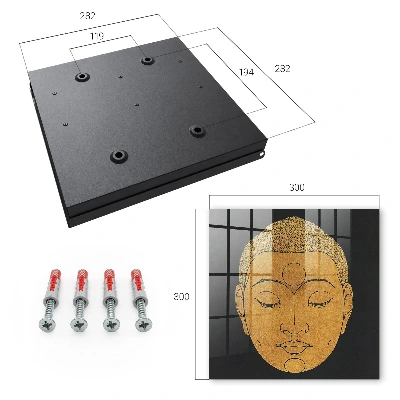 Peaceful meditation Wall mounted key box