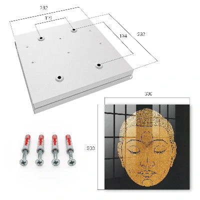 Peaceful meditation Wall mounted key box