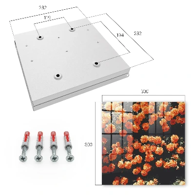 Blooming abundance Key box for wall