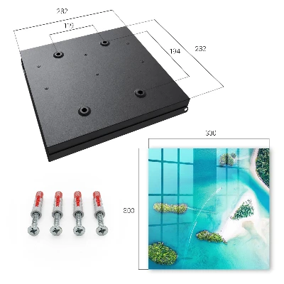 Exotic beaches Key box for wall