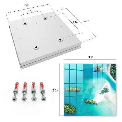 Exotic beaches Key box for wall