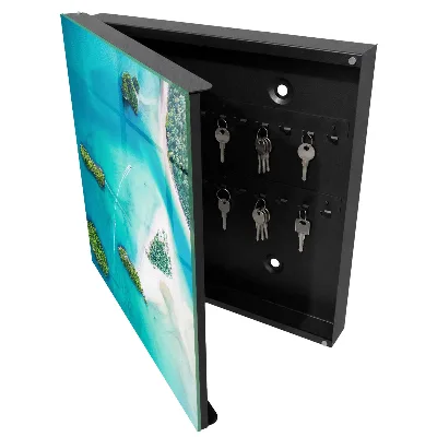 Exotic beaches Key box for wall
