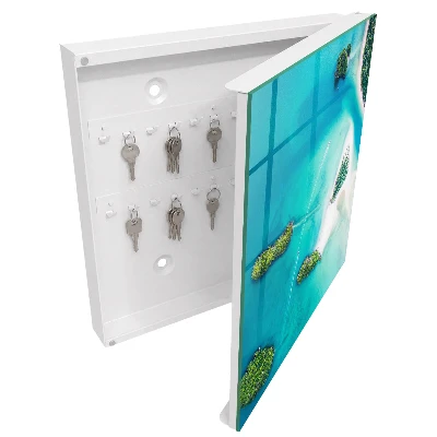 Exotic beaches Key box for wall