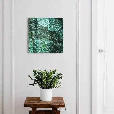Green patterns Wall mounted key box