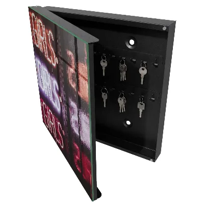 Neon sign Key cabinet
