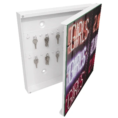 Neon sign Key cabinet